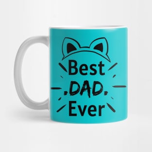 Best dad ever cute cat Mug